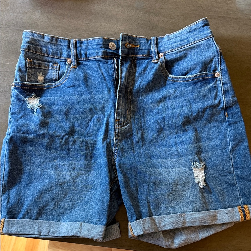 Stylish Blue Jean Shorts